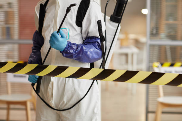 Professional Biohazard Cleanup technician working in Westmoreland, NH